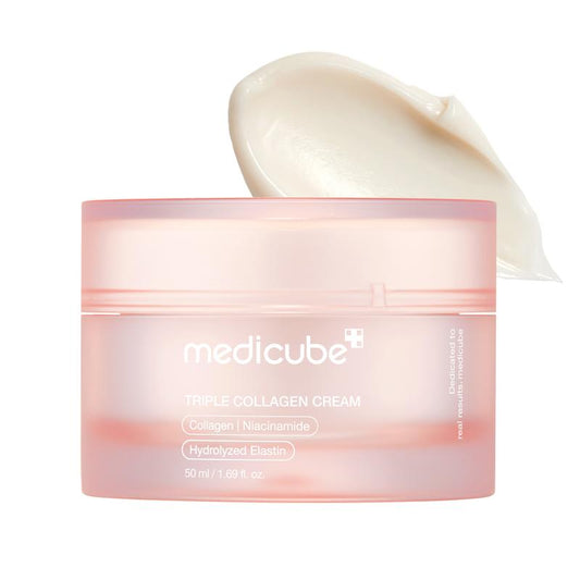 [Medicube] Triple Collagen Cream (Collagen+Hyaluronic Acid+Niacinamide+Shea Butter) L Hydrating Moisturizer