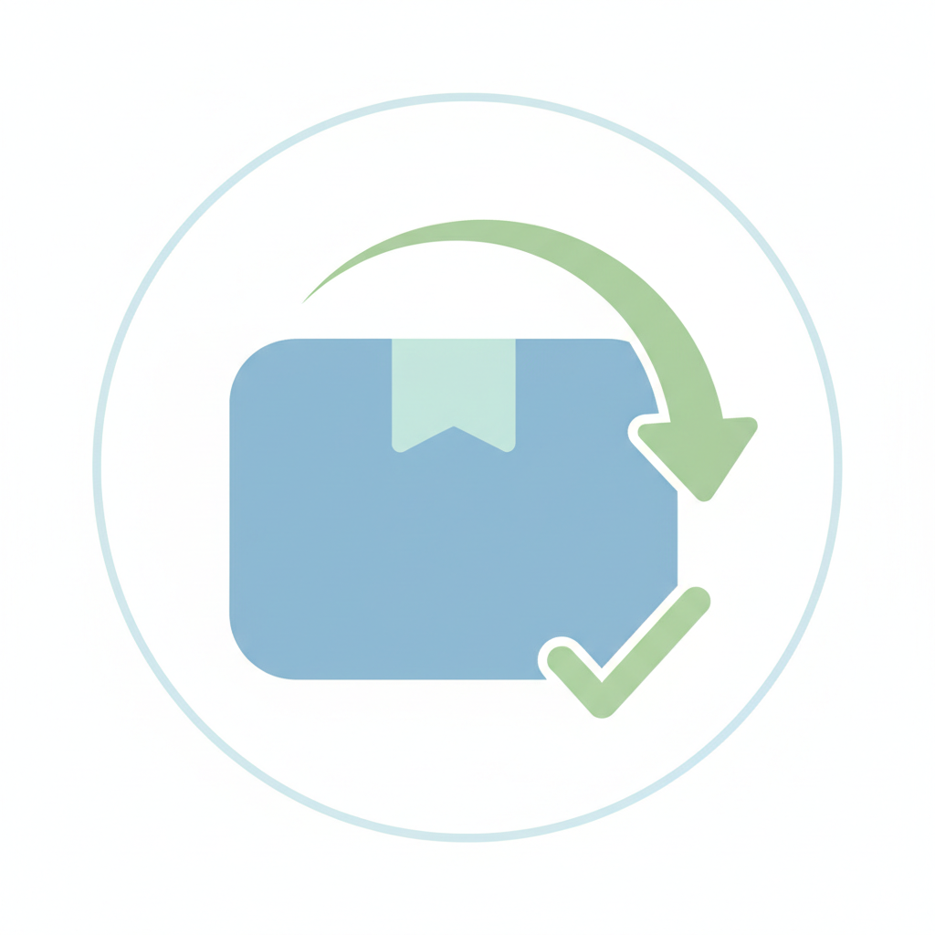 Create an imahe for Hassle-free returns